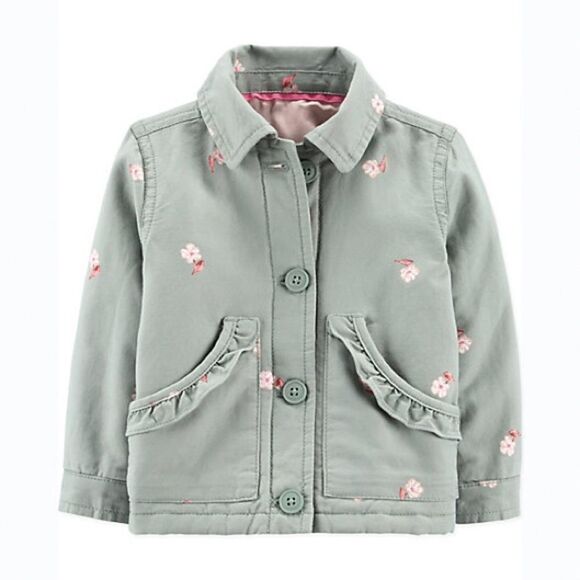 ✨ 2xHP✨OshKosh B'gosh® Pond Floral Jacket ✨ - Picture 1 of 6